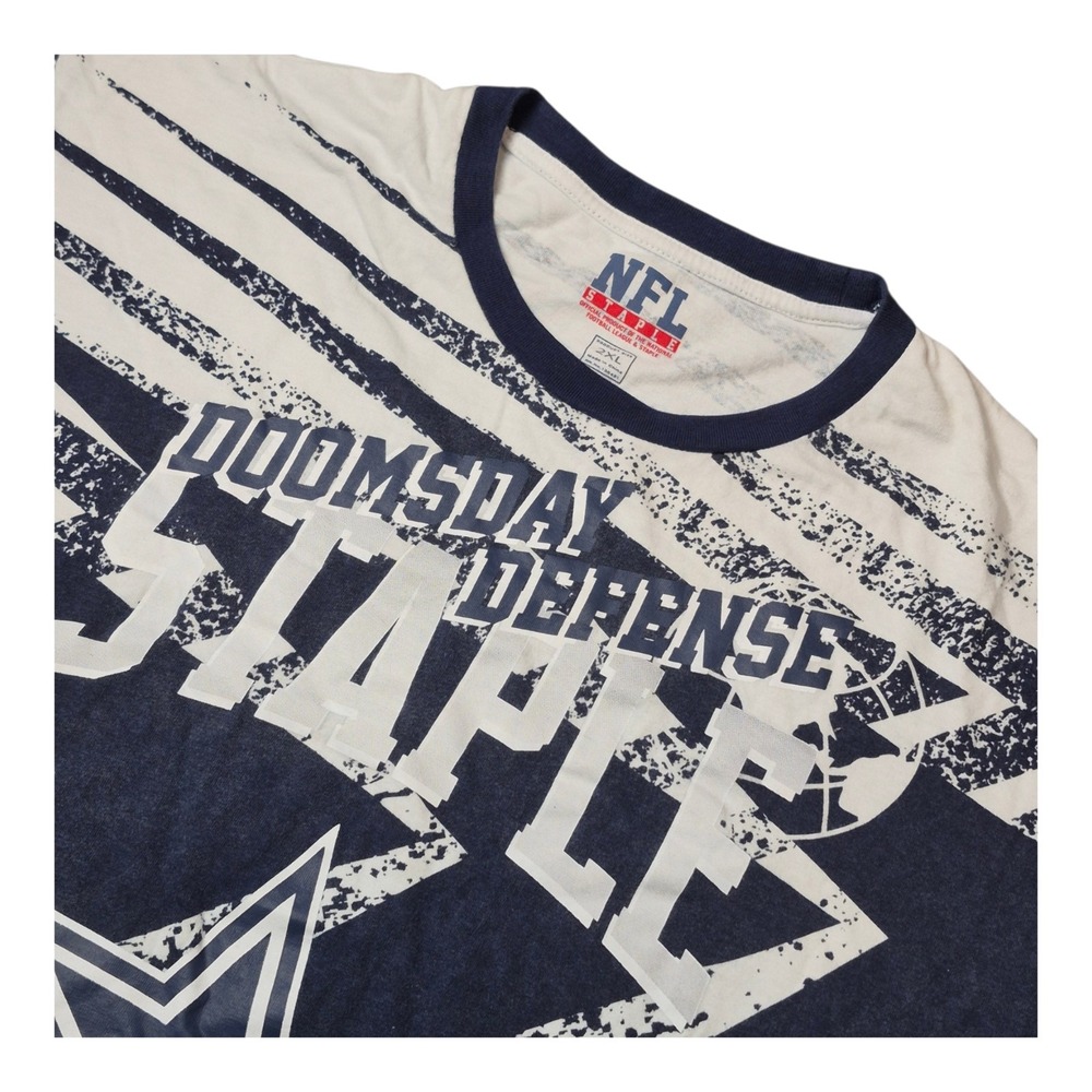 NFL Staple Dallas Cowboys Doomsday Defense Men's 2XL Graphic T Shirt Football
